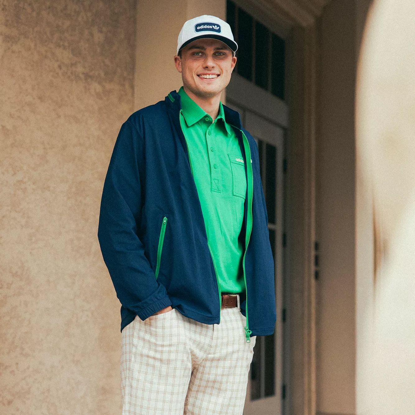 adidas Originals Men's Convertible Hooded Golf Jacket | Golf Galaxy